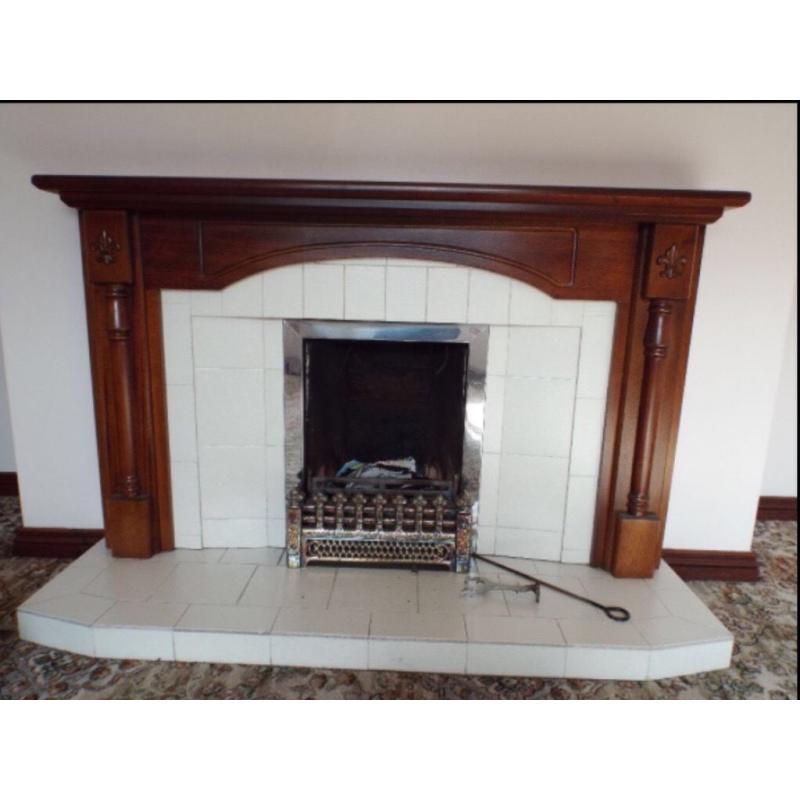 Complete fireplace and back boiler