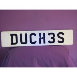 CHERISHED NUMBER PLATES.....POSH PLATES..... personal registration plates for the DUKE and DUCHESS