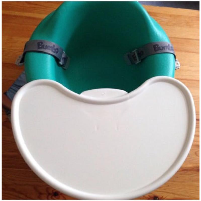 Bumbo floor seat with play tray - aqua