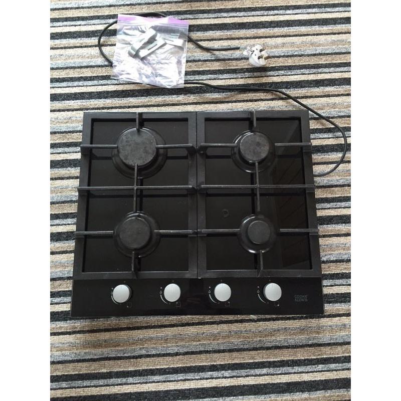 Gas hob - 4 rings - Cooke & Lewis brand - 18 months old