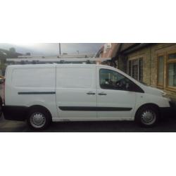 Citroen Dispatch van,low mileage, long wheel base,fully racked out inside and full ladder roof rack