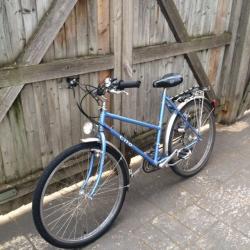 Used, Cilo Hybrid Ladies Bicycle, sorry to see it go 80 pounds or ONO- have upgraded