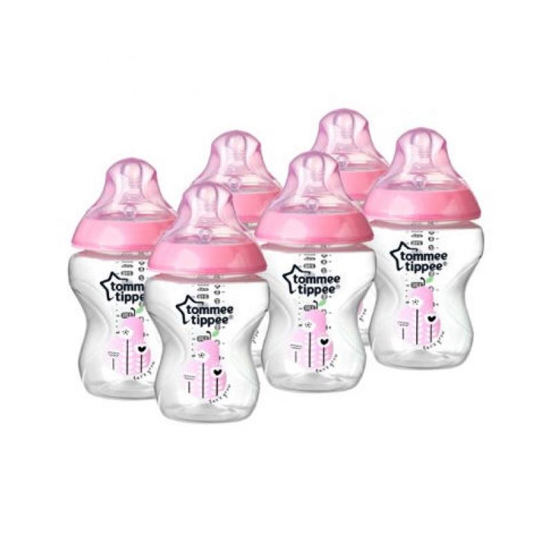 Tommee tippee pink 9oz or 260ml bottle brand new with teats number one