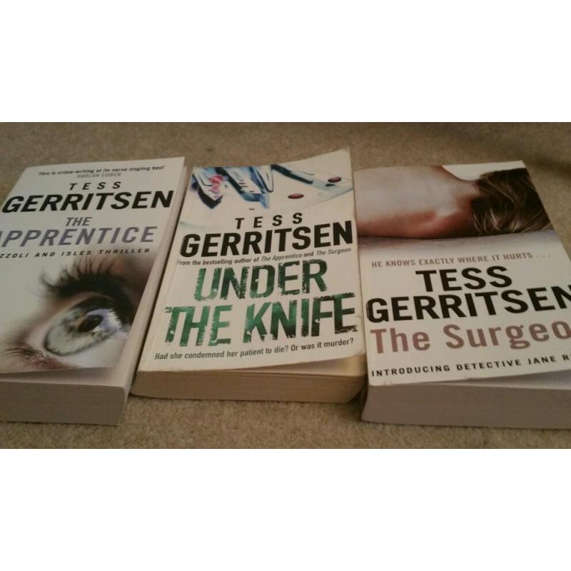 3 x Tess Gerritsen books