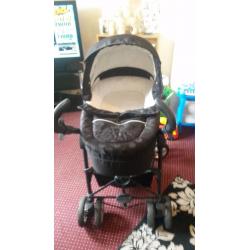 Babystyle prestige pram with s3d chassis