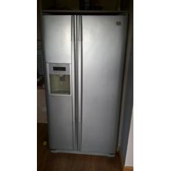 LG fridge freezer, with water dispenser/ice maker. Clearing items from old property.