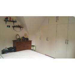 Big double room for short let, clean and cosy