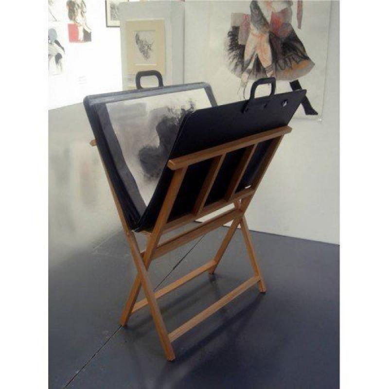 Wooden rack stand for A1 prints