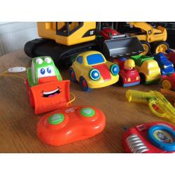 Job lot of boys cars and diggers