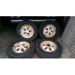 Range Rover classic / Land Rover Rostyle Wheels & Michelin Tyres