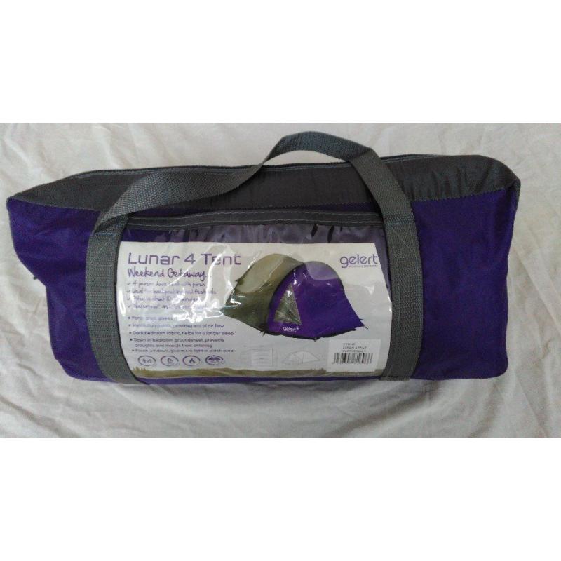 Gelert Lunar 4 Person Tent - Used once.