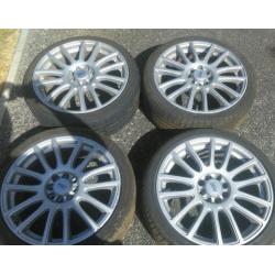 Four Ford alloy wheels