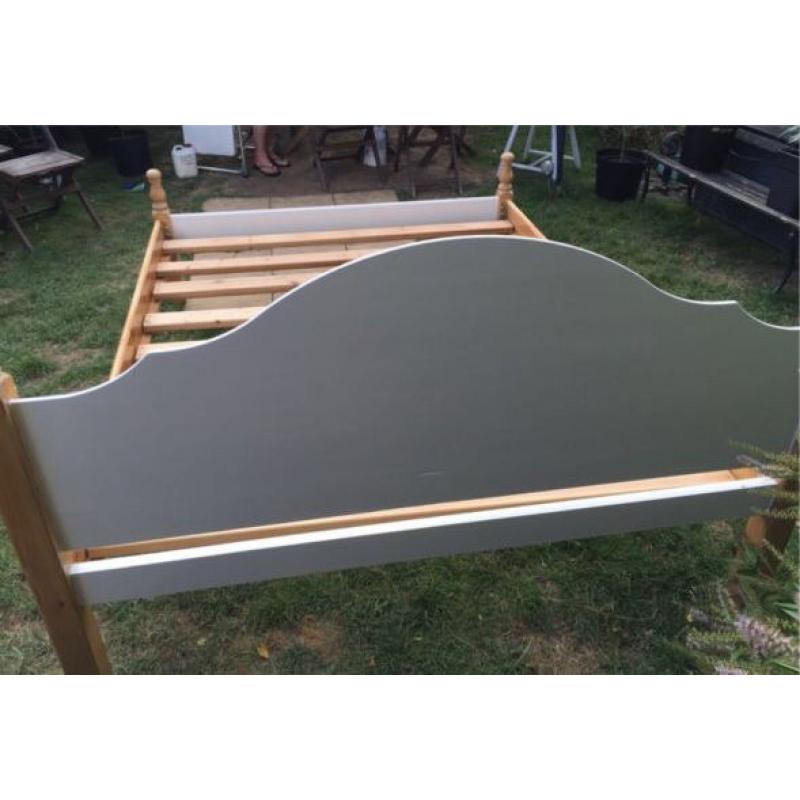 King Size Solid Pine Bed