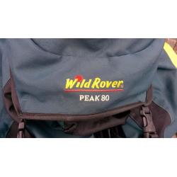 Rucksack: Wild Rover Peak 80 with padded waist belt and straps
