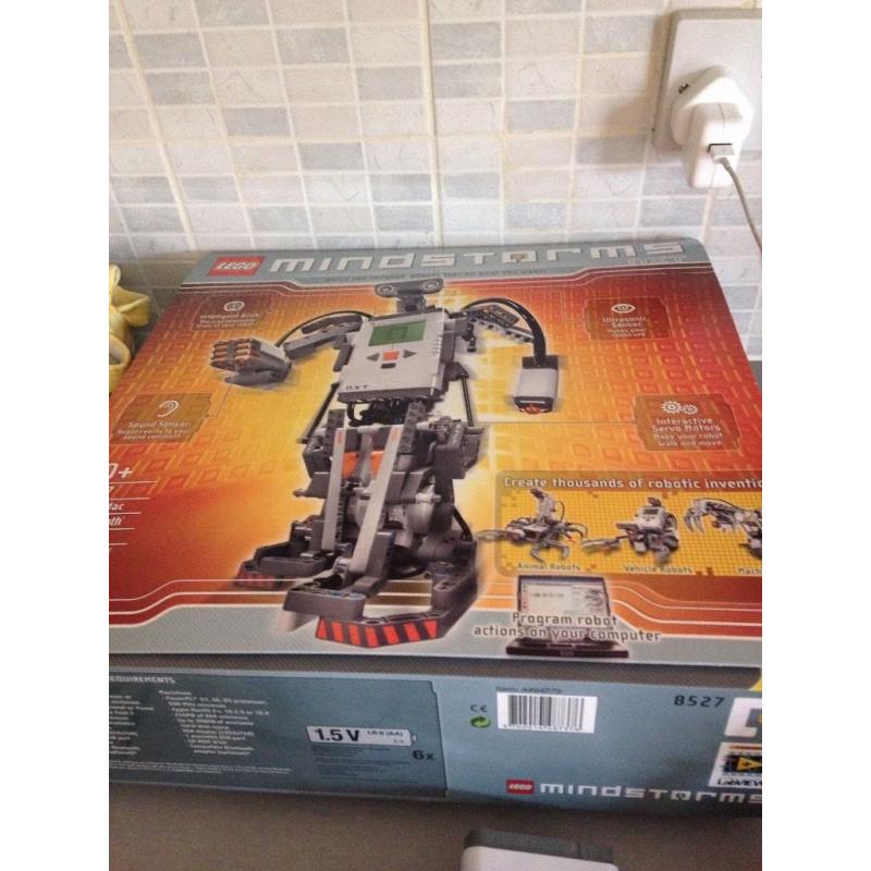 Lego mind storm robot with anonymised amounts of parts