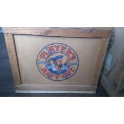 Player's crate, 50 x 40 x 40cm, 1961 - great collector's item