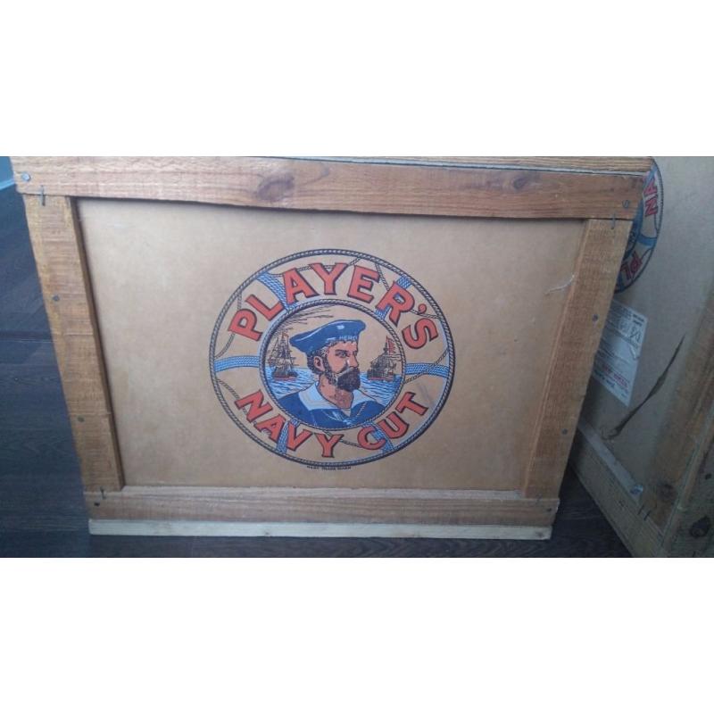 Player's crate, 50 x 40 x 40cm, 1961 - great collector's item