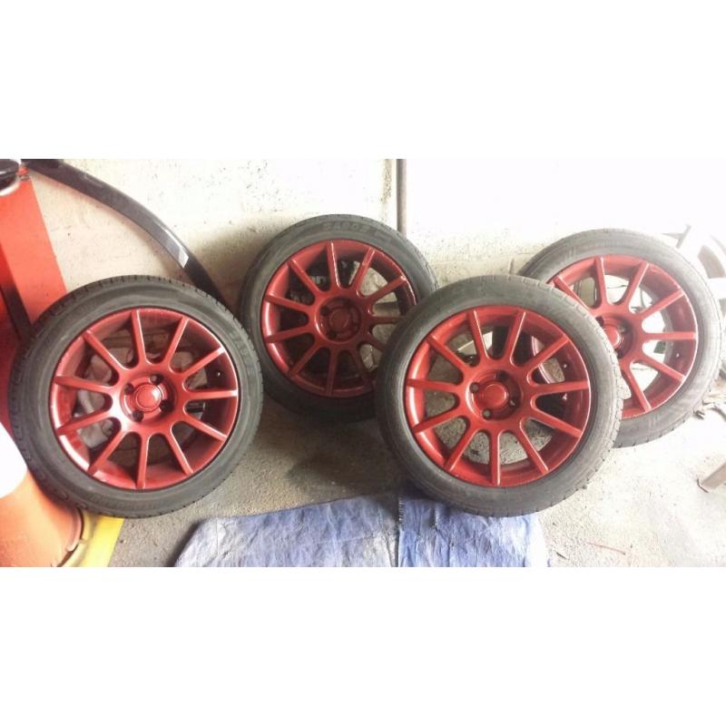 4x100 alloy wheels