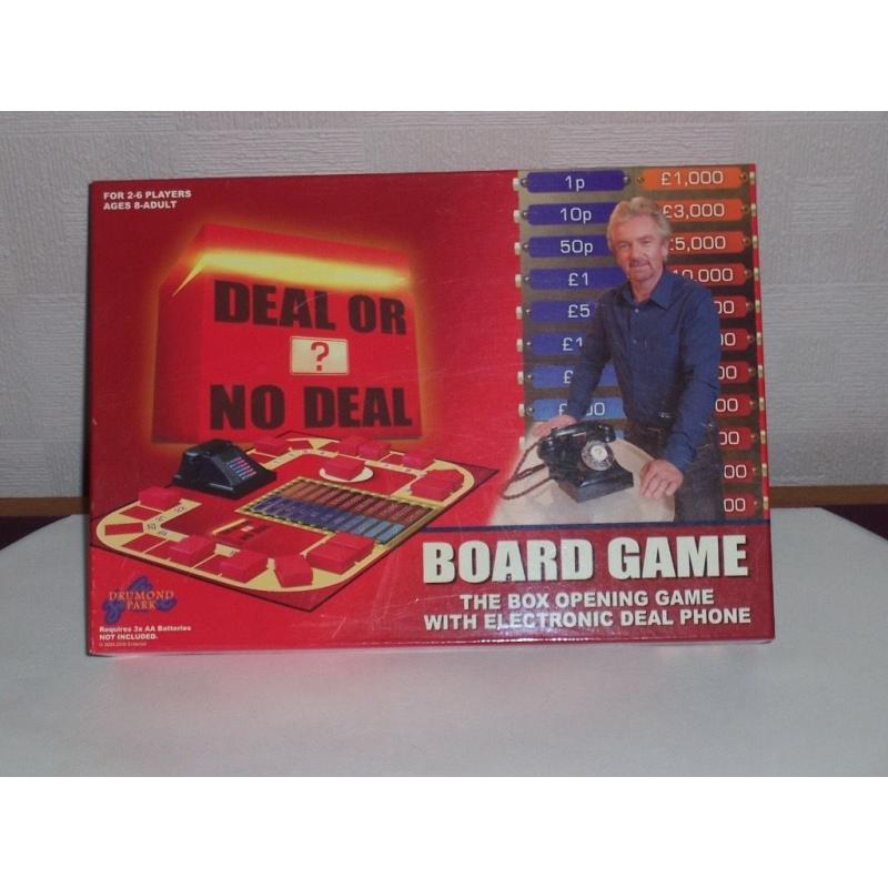 Deal or No Deal game. Board game for ages 8-adult. Brand New