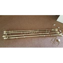 4 corded curtain rods