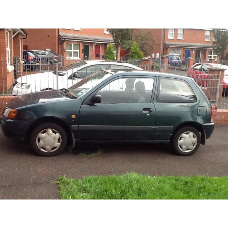 Toyota starlet 1998 sold as seen m.o.t until 10th September 16
