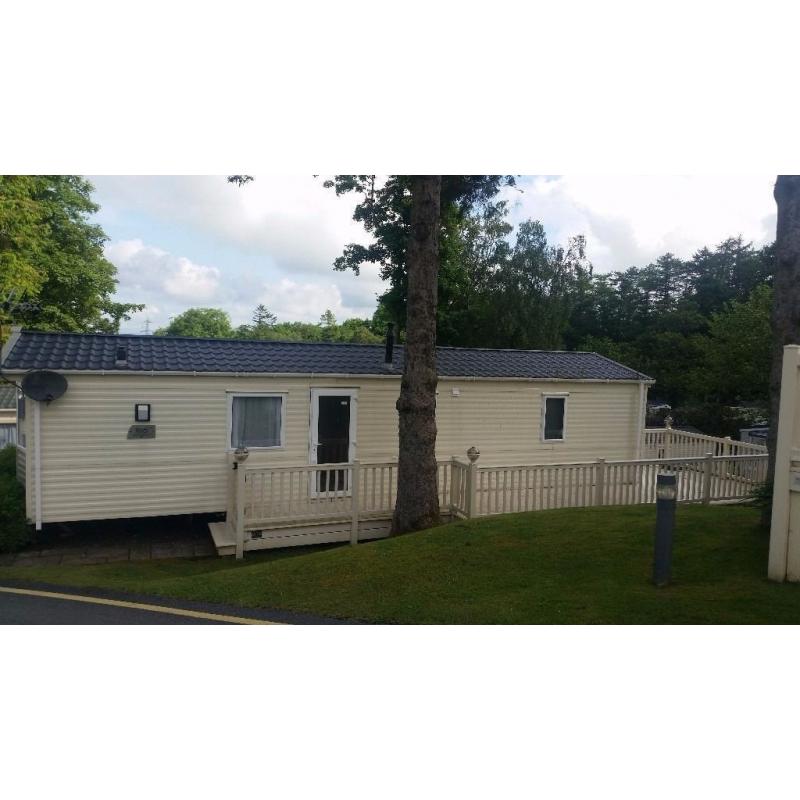 STATIC CARAVAN FOR SALE IN NORTH WALES- SNOWDONIA ON BRYNTEG 5* PARK WITH LARGE DECKING -LOW DEPOSIT