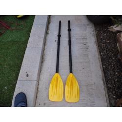 pair of boat /canoe/ or dingy oars