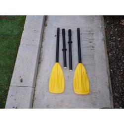 pair of boat /canoe/ or dingy oars
