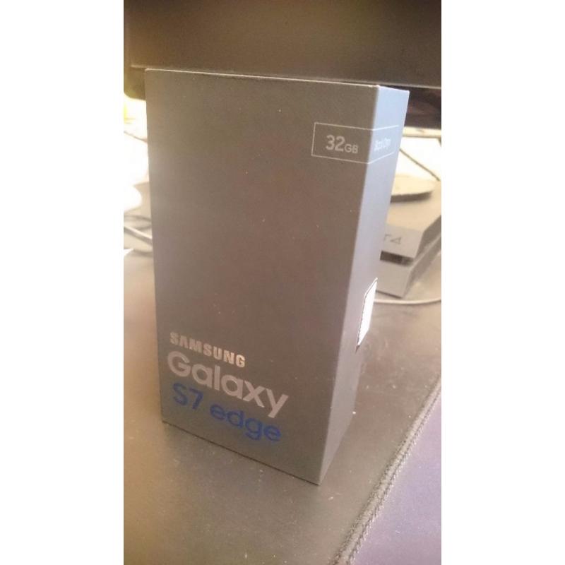 BRAND NEW SEALED Samsung Galaxy S7 Edge Black Onyx (SM-G935F)