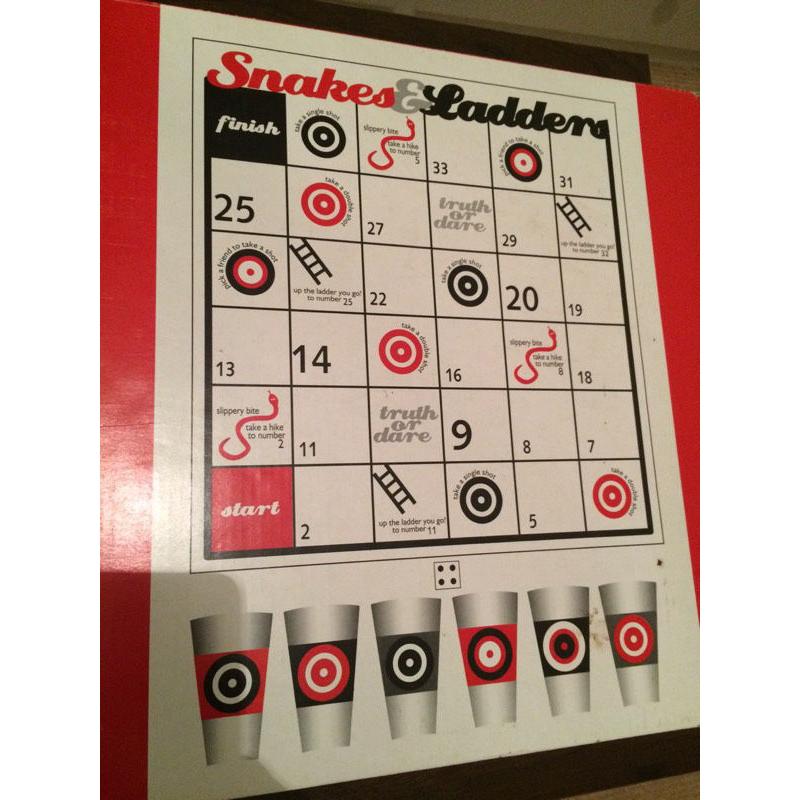 Snakes and Ladders Drinking Game (Never Used)