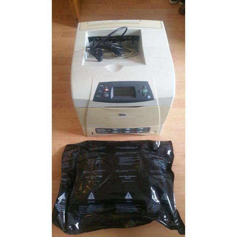 HP LaserJet 4250tn Printer + New Spare Toner Cartridge!