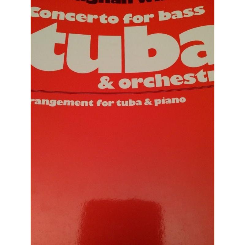 Sheet music arrangement tuba and puano