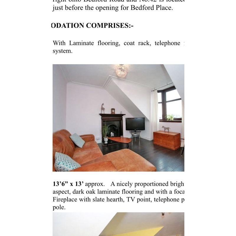 1 bed Flat for sale aberdeen