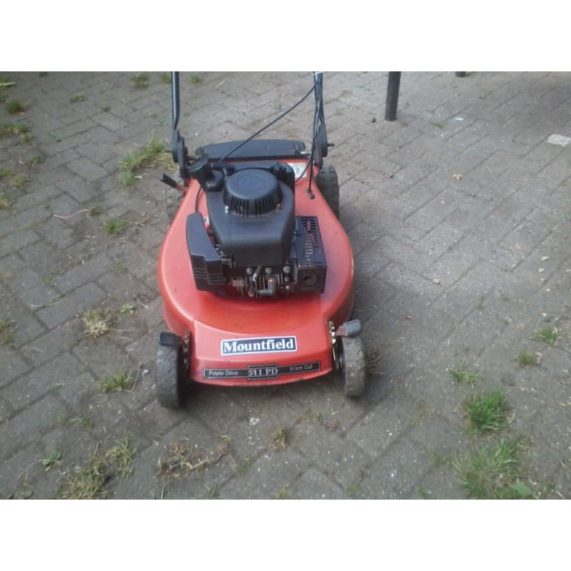 mountfield rotary self propelled petrol driven lawn mower for sale