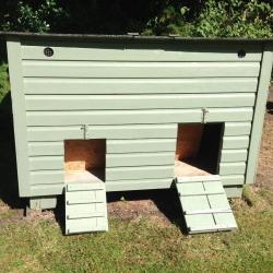 Very solid, secure Duck House in good condition - can be used for any poultry or small animals