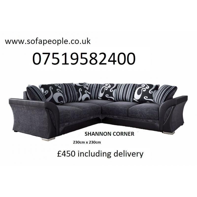 Corner settee or 3+2 couch, Fabric sofa or Corner sofas, All couches and suites guaranteed!