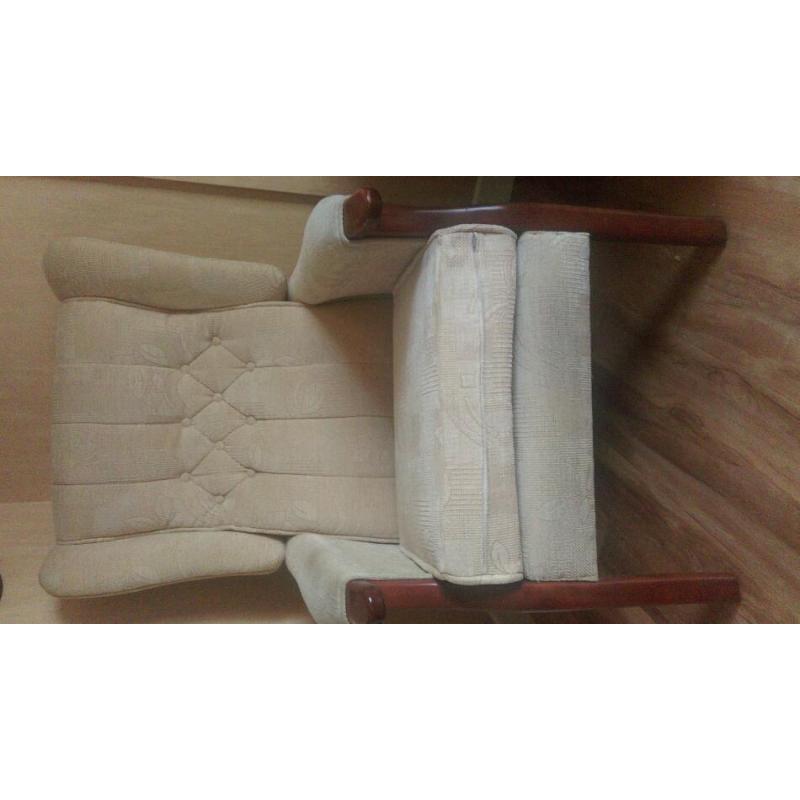 An easy chair, very comfortable was 575 pounds will accept 200 in perfect condition