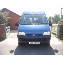 Citroen relay minibus with tail lift