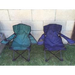 3 Camping chairs