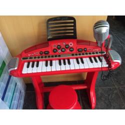 Early learning centre keyboard and microphone
