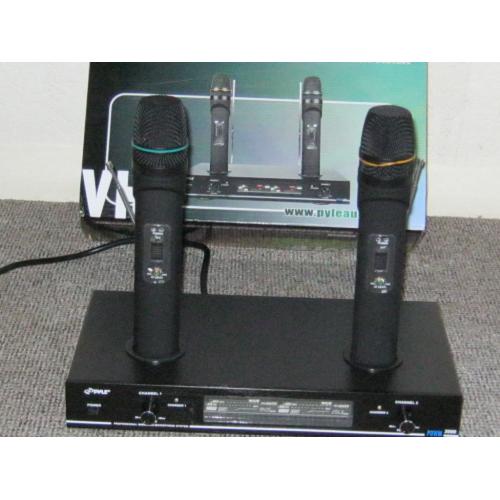 DUAL rechargable Wireless Microphone system brand new, never used, boxed