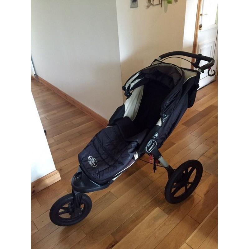 Baby Jogger Summit XC Sand/Black Single Seat with extras