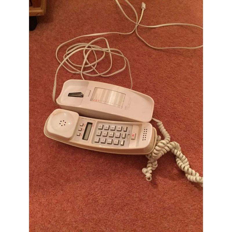Two retro home telephones