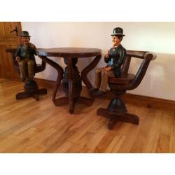 Fulton,s fine furniture Table + Chairs