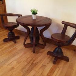 Fulton,s fine furniture Table + Chairs