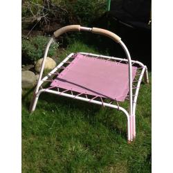Pink trampoline from ELC