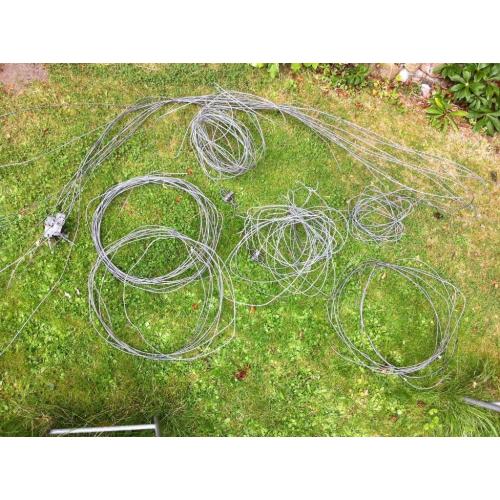 Fencing cable wire and tensioners