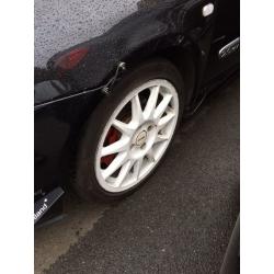 16"speedline turinis for sale with 4x good road legal tyres.