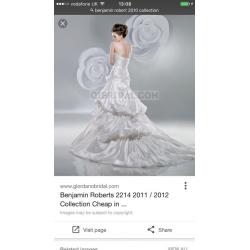 Brand New Benjamin Roberts Wedding Dress
