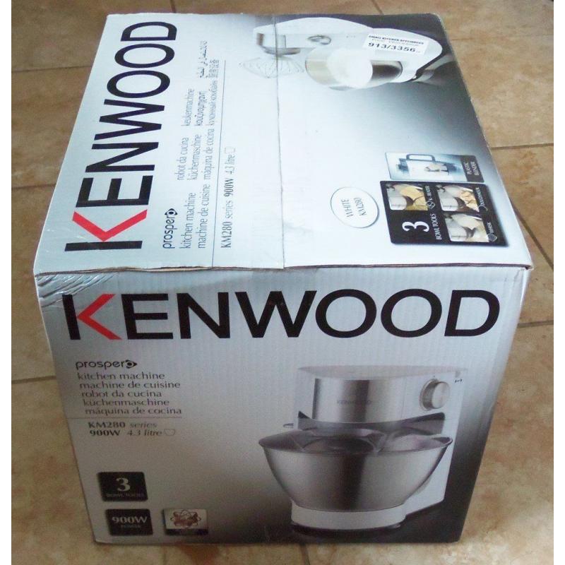 Brand New in sealed box – Kenwood 900w – 4.3 Litre Food Mixer – Model No. KM280